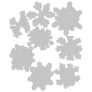 Sizzix Thinlits Die Set 8PK - Scribbly Snowflakes by Tim...
