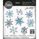 Sizzix Thinlits Die Set 8PK - Scribbly Snowflakes by Tim Holtz