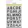 Schablone Buchstaben Alphabet 27mm