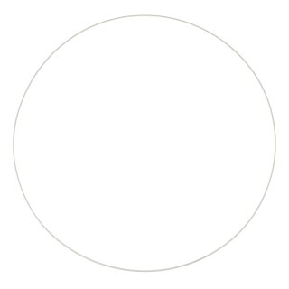 Glorex Metallring weiss 25cm