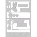 Sizzix Thinlits Die Set 11PK - Lace Card Base by Olivia Rose