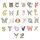 Sizzix Thinlits Die Set 26PK - Animal Alphabet by Lisa Jones