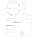 Sizzix Clear Stamps 35PK - Journal Stamps by Lisa Jones