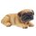 Miniatur Hund Mops 5x2,5 cm