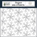 Schablone Wonderland Snowflake 15x15cm