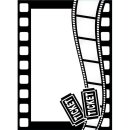 Prägeschablone 10,7x14,6cm Film, Kino