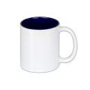 plottiX Sublimationstasse mit farbigen Innenteil Blau 325ml