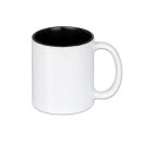 plottiX Sublimationstasse mit farbigen Innenteil Schwarz...