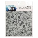 Simon Hurley Background Stamp Festive florals