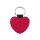 plottiX Schlüsselanhänger Herz Glitter rot