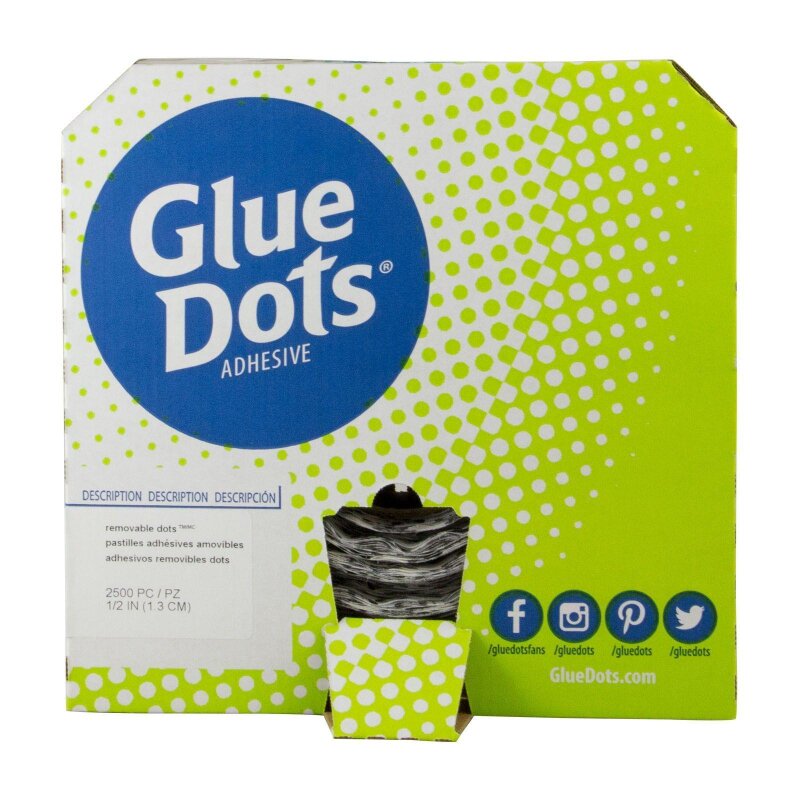 Glue Dots Adhesives Craft Dots Wiederablösbar 2500 Stück Grossrolle, 62.95 CHF
