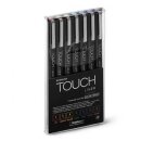 Touch Liner Brush, Set in 7 Farben