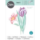 Sizzix Thinlits Die Set 11PK Layered Spring Flowers by Lisa Jones
