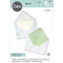 Sizzix Thinlits Dies Botanic Envelope Liners 8pk by Jennifer Ogborn