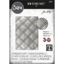 Sizzix 3-D Texture Fades Embossing Folder Quilted by Tim...