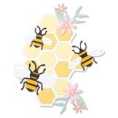 Sizzix Thinlits Die Set 11PK Bee Hive by Olivia Rose