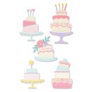 Sizzix Thinlits Die Set 10PK Build a Cake by Olivia Rose