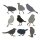 Sizzix Thinlits Die Set 9PK Silhouette Birds by Tim Holtz