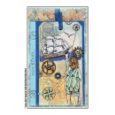 Crafty Rubber Stamp Ship & Navigation 13,4x9,5cm