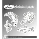 Clear-Stamp Fische 4-Teile