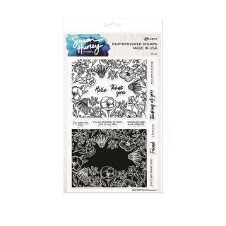 Simon Hurley Clear Stamp Bold Bouquet 12-Teile