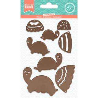 Stanzschablone Schildkröten 8-teile