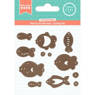 Stanzschablone Fische 12-teile