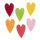 Glorex Filz-Herzen, 30St. 2cm bunt gemischt