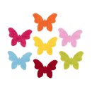 Glorex Filz-Schmetterlinge, 14St 3cm bunt gemischt