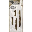 Tim Holtz Stencil Stampers Anonymous Layering Snowcap