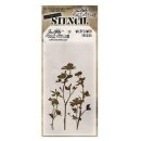Tim Holtz Stencil Stampers Anonymous Wildflowers