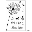 Clear-Stamp Glück, Pusteblume Dandelion