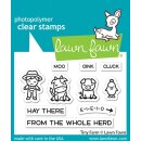 Lawn Fawn Tiny Farm clear stamp
