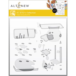 Altenew An Artists Collection Coloring Stencil Set (2 in 1)