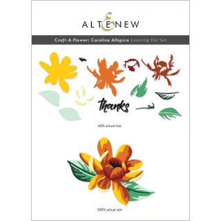 Altenew Craft-A-Flower: Carolina Allspice Layering Die Set