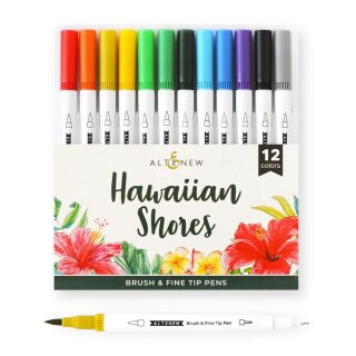 Altenew Hawaiian Shores Brush & Fine Tip Pens
