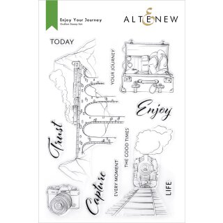 Altenew Enjoy Your Journey Stamp Set