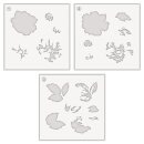 Altenew Greenwood Flowers Stencil Set (3 in 1)