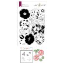 Altenew Queen Anemone Stamp & Die & Coloring...