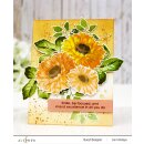 Altenew Sunflower Daisy Stamp & Die & Mask Stencil Bundle