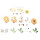 Altenew Sunflower Daisy Stamp Set