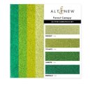 Glitter Cardstock Forest Canopy 4 Farben a 4 Bogen