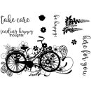 Creative Expressions I Wheelie Love my Bike Clear Stamps