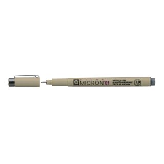 Sakura Pigma Micron Fineliner Cool Grey 01 (0.25)