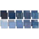 Essential Craft Papers 12x12 Inch Paper Pad Denim Textures