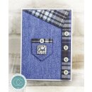Essential Craft Papers 12x12 Inch Paper Pad Denim Textures