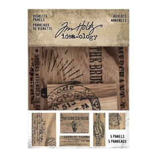 Tim Holtz Idea-ology Vignette Advert Panels