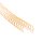 Cinch Wire 1,65cm, 30cm, 4 Stück Rose Gold