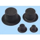Hüte Zylinder 26mm schwarz Je Stück