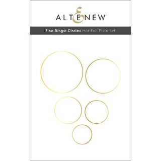 Altenew Fine Rings: Circles Hot Foil Plate Set